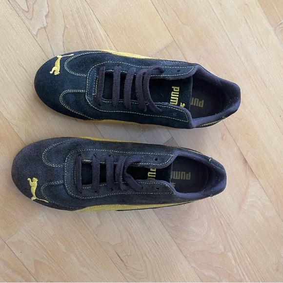 Puma Shoes Puma Womens Speed Cat Suede Brown Yellow Sneakers Rare Sz 7 Poshmark